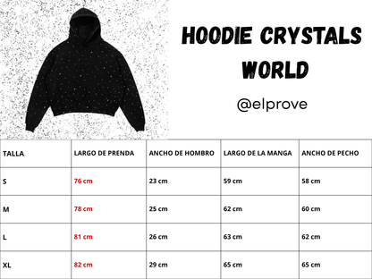 Hoodie Crystal-World