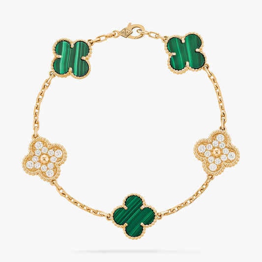 Van Cleef & Arpels "Vintage Alhambra Circonias Green"